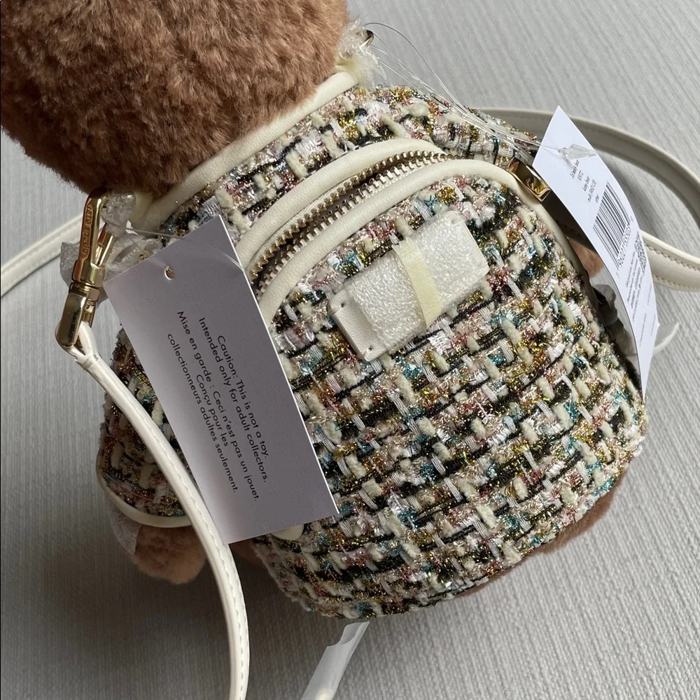 Kate spade 3d teddy bear KI972 Katey bear tweed crossbody bag